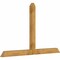 Ekena Millwork Portland Rough Sawn Timber Gable Bracket, Western Red Cedar, 96"W x 60"H x 4"D x 6"F, 15/12 Pitch GBW096X60X0406POR00RWR - alternate 3